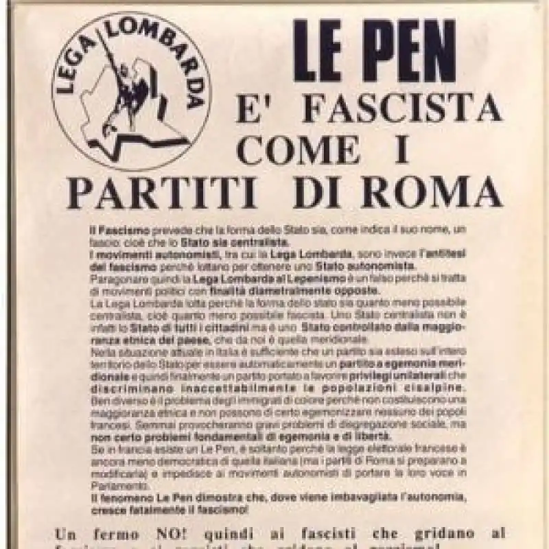 MANIFESTO LEGA LE PEN