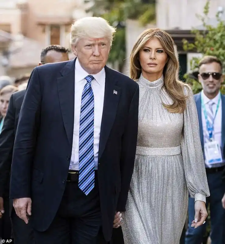 melania e donald