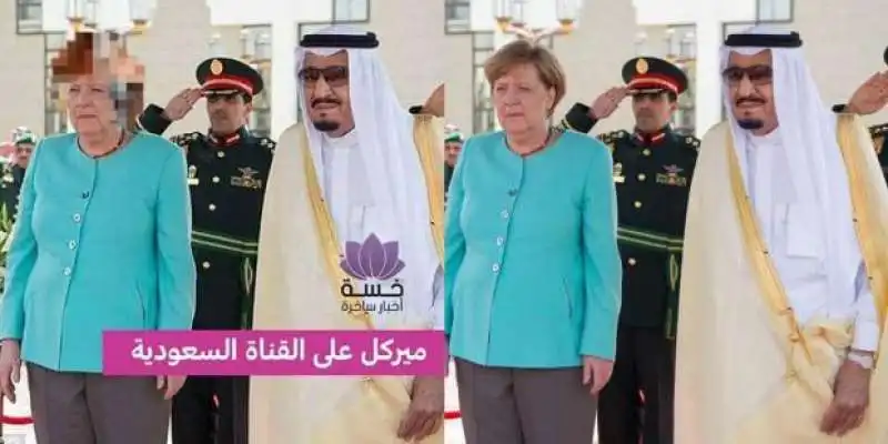 MERKEL IN ARABIA SAUDITA