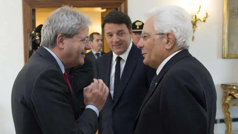 renzi mattarella gentiloni