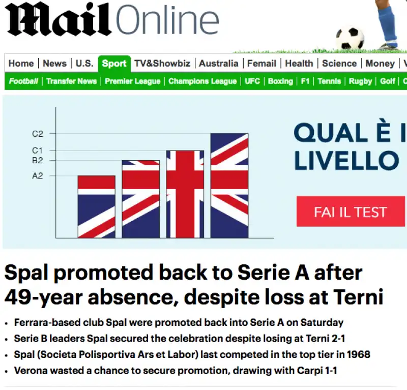 SPAL DAILY MAIL