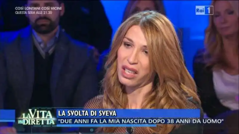 sveva cardinale a la vita in diretta