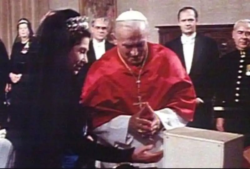 wojtyla e la regina di spagna