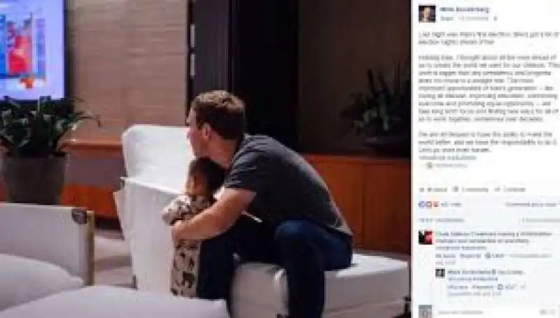 zuckerberg e la figlia