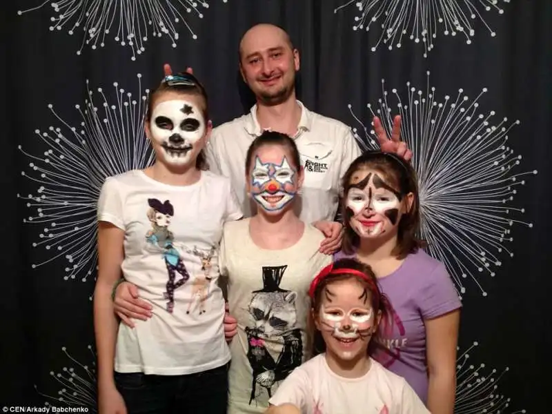 arkadij babchenko e la sua famiglia