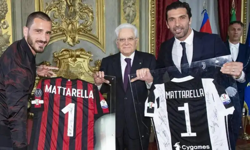 bonucci mattarella buffon