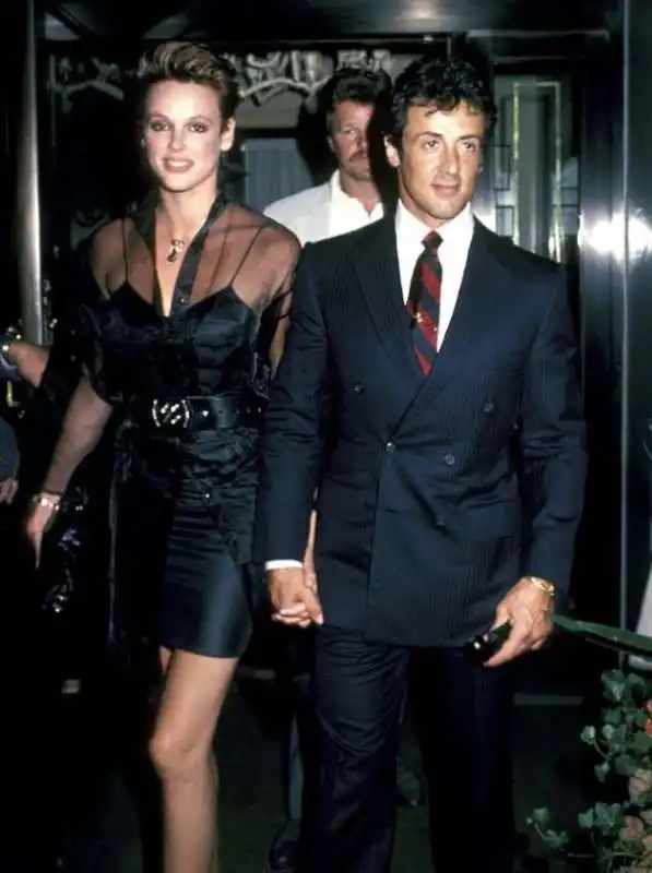 brigitte nielsen e sylvester stallone 1