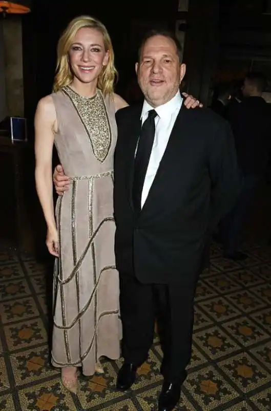 cate blanchett e harvey weinstein