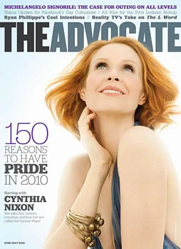 cynthia nixon the advocate cover