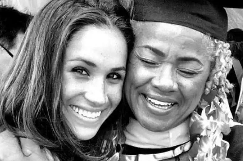 meghan markle e la madre doria ragland