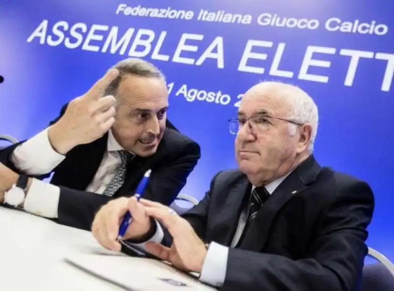 GIANCARLO ABETE E CARLO TAVECCHIO