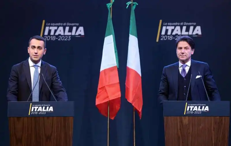 giuseppe conte luigi di maio foto lapresse