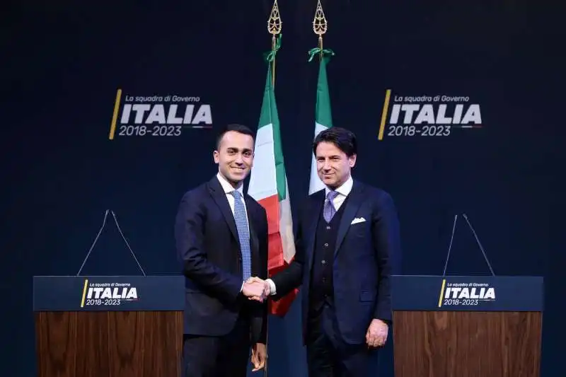 giuseppe conte luigi di maio foto lapresse