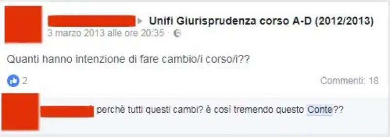 gli studenti che si lamentavano di giuseppe conte  4