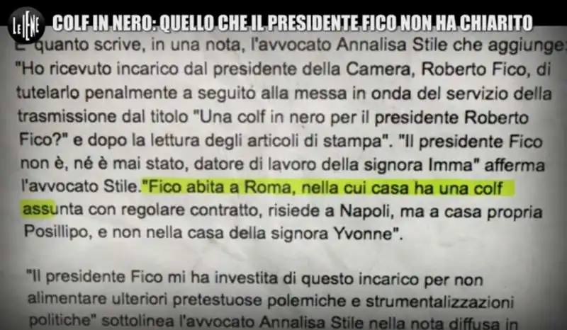 le iene e la colf in nero a casa di roberto fico  5