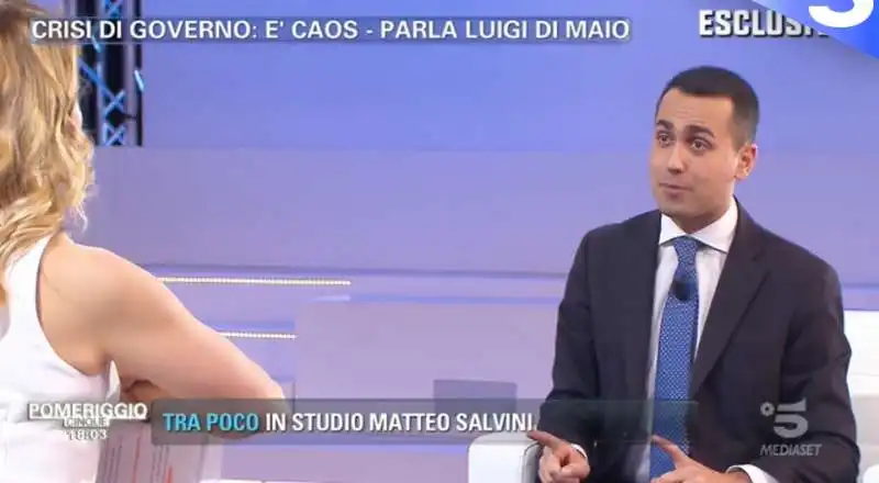 luigi di maio da barbara d urso a pomeriggio 5  6