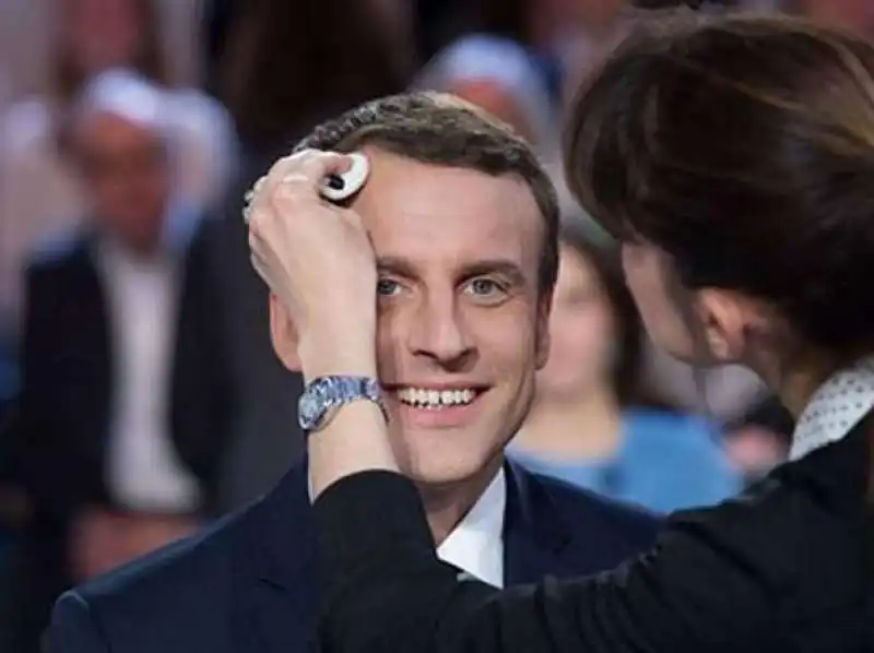 macron trucco