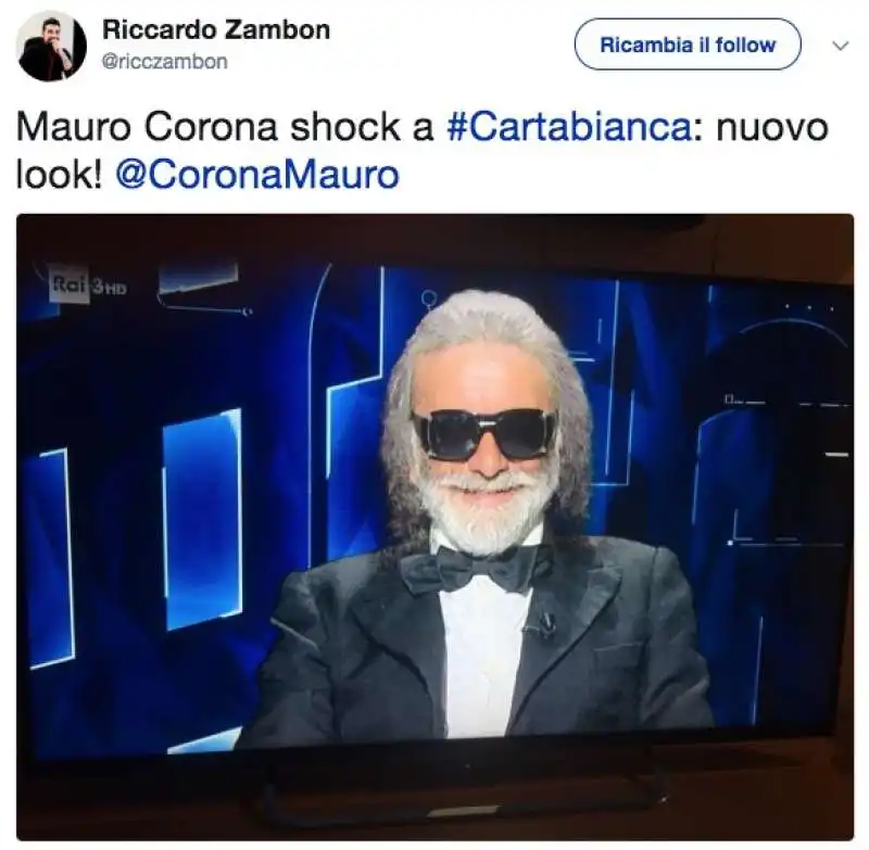 mauro corona new look