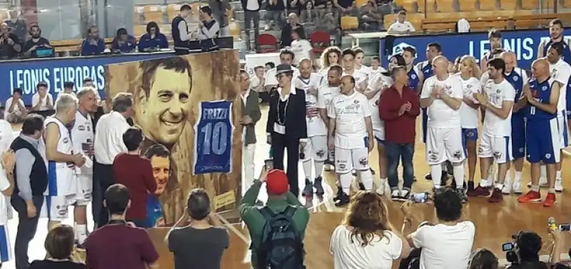 nazionale basket artisti per frizzi