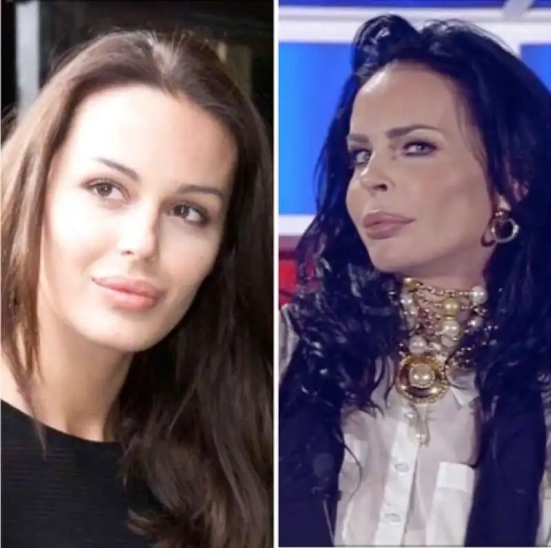 nina moric prima e dopo