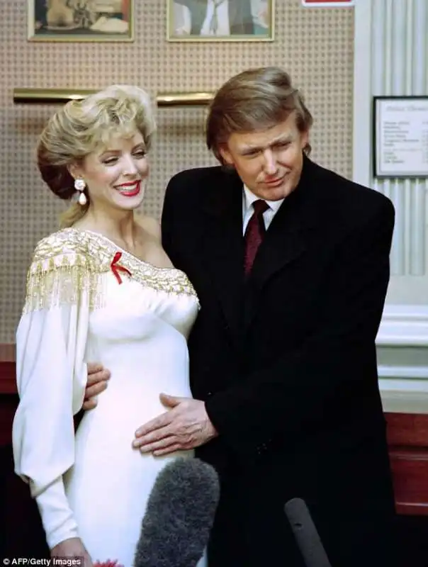 trump con marla maples