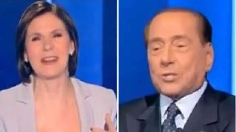 BIANCA BERLINGUER SILVIO BERLUSCONI