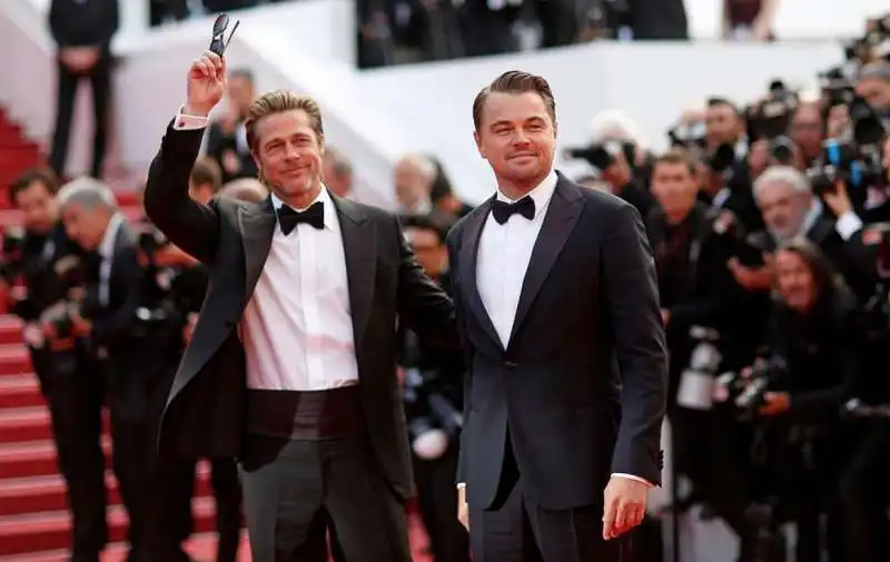 brad pitt e leoanrdo di caprio