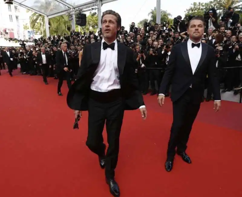 brad pitt e leonardo dicaprio sul red carpet di cannes 1