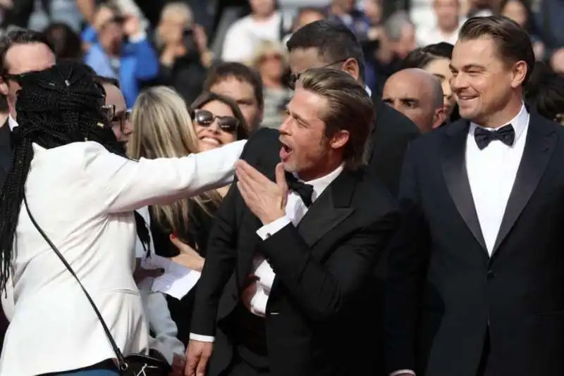 brad pitt e leonardo dicaprio sul red carpet di cannes 8