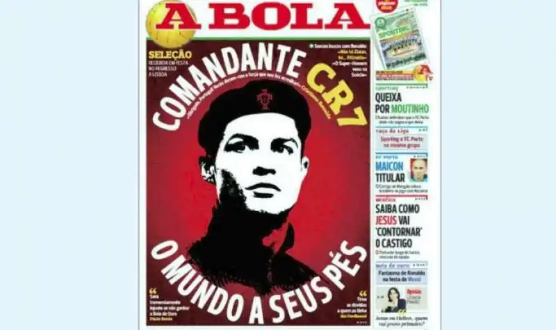 CRISTIANO RONALDO COME CHE GUEVARA