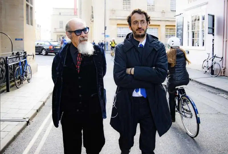 Dago e Luca Josi a passeggio per Oxford