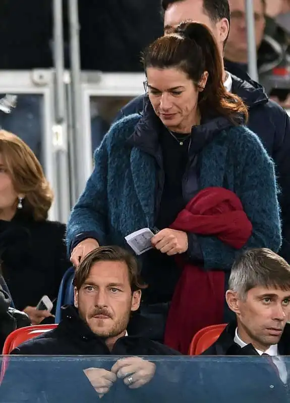 daniela marzanati e francesco totti  foto mezzelani gmt