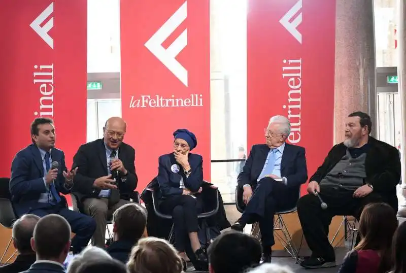 david parenzo sergio rizzo emma bonino mario monti giuliano ferrara foto di bacco