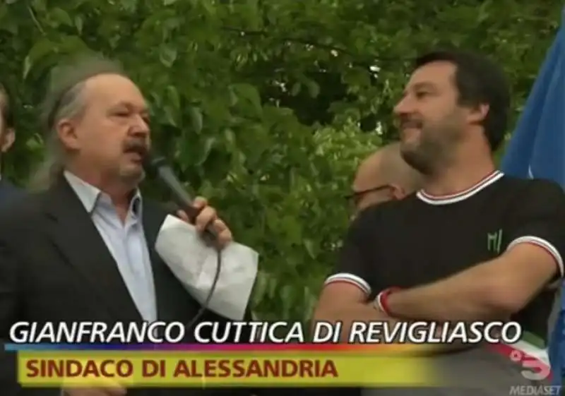 gianfranco cuttica di revigliasco e matteo salvini