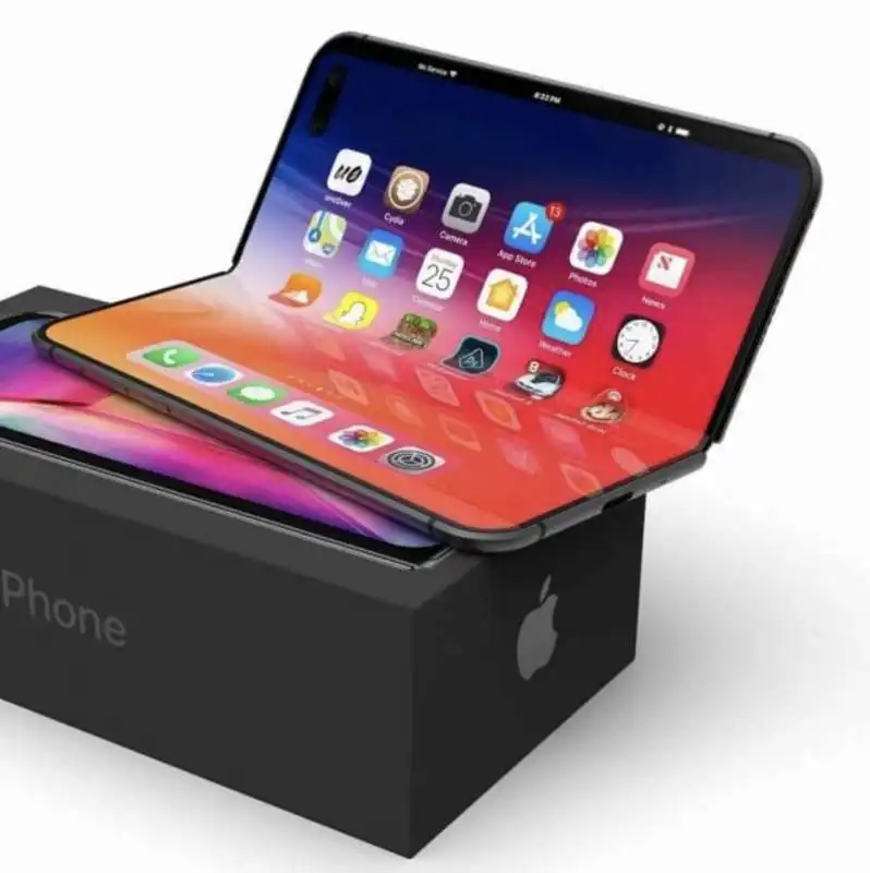 i render degli schermi pieghevoli di iphone e ipad che girano su internet 9