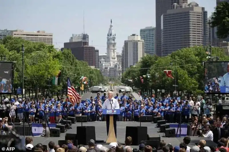 joe biden a philadelphia