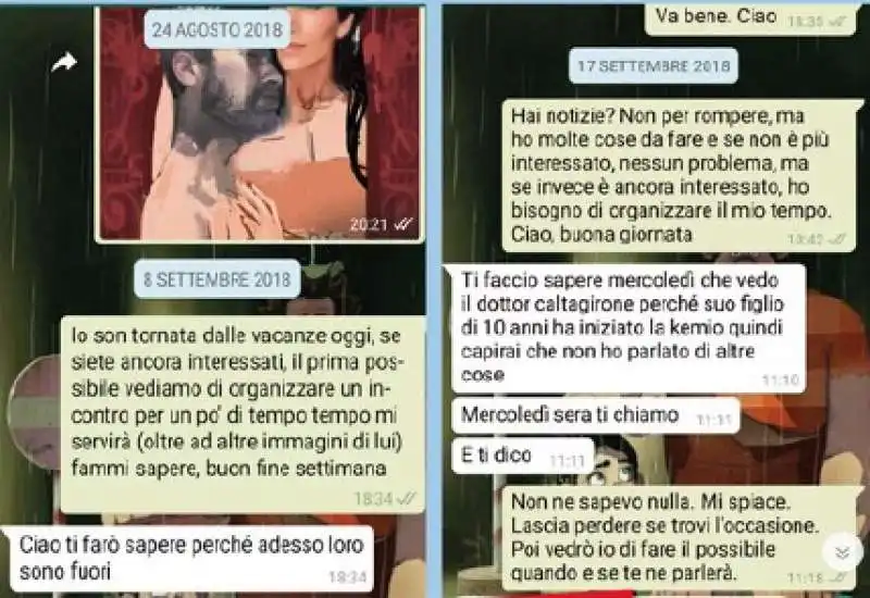 LE CHAT DI PAMELA PERRICCIOLO SU MARCO CALTAGIRONE E PAMELA PRATI   