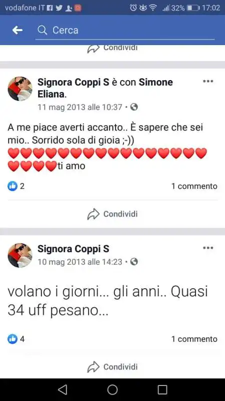 le dichiarazioni d'amore di signora coppi s