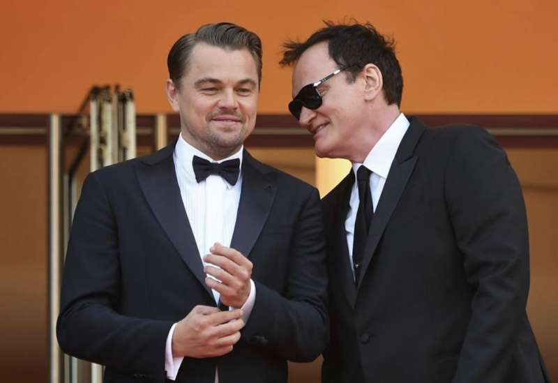 leonardo dicaprio e quentin tarantino a cannes