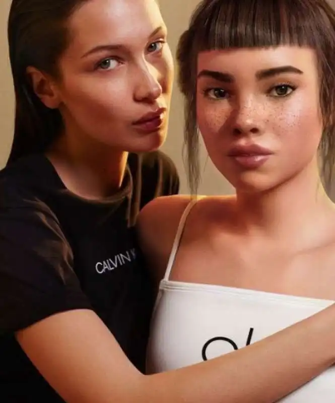 lil miquela e bella hadid 3