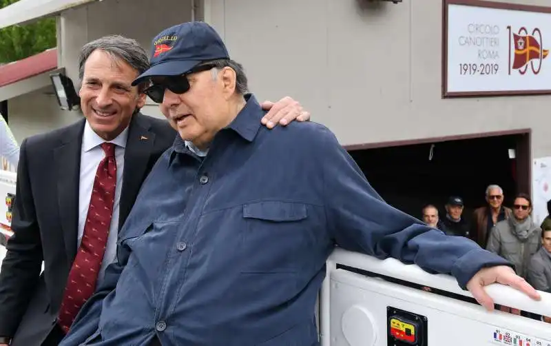 massimo veneziano presidente del canottieri roma e giampiero galeazzi foto di bacco (3)