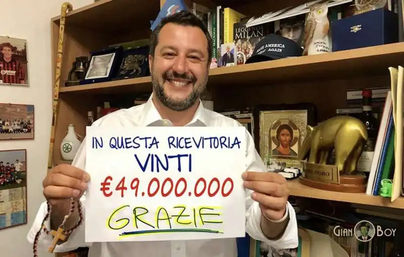 MATTEO SALVINI BY GIAN BOY