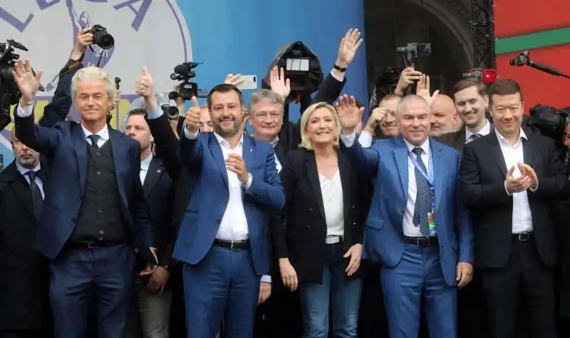 matteo     salvini sovranisti a milano