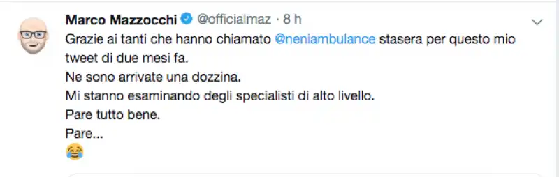 mazzocchi tweet