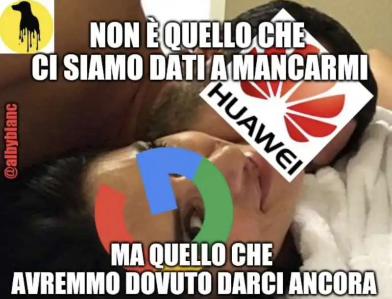 MEME SU GOOGLE E HUAWEI