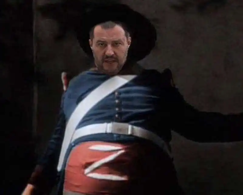 meme su matteo salvini e il pupazzetto di zorro 4