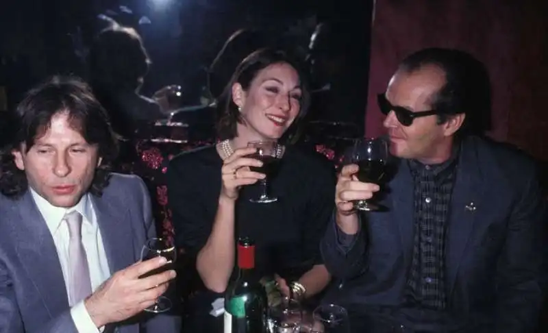 roman polanski, anjelica huston e jack nicholson