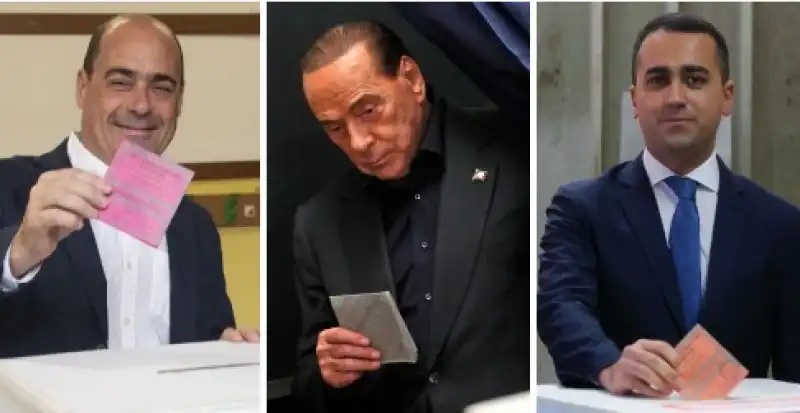 zingaretti berlusconi di maio