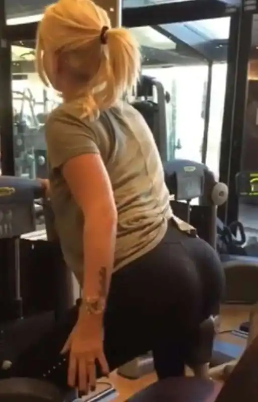 allenamento di wanda nara 3