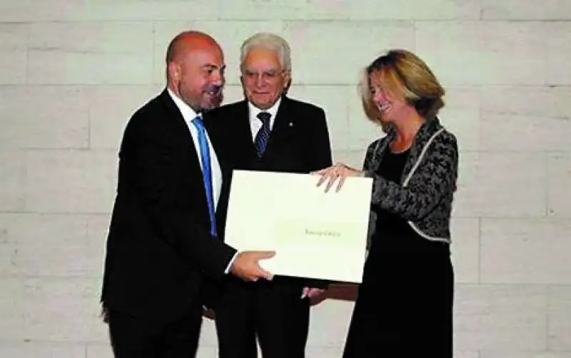 antonio candela con mattarella e lorenzin